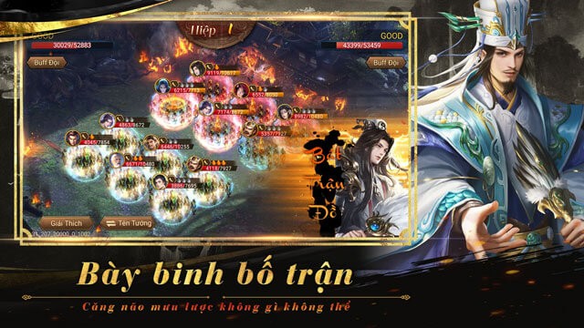 Bày binh bố trận - Căng não mưu lược không gì, không thể.