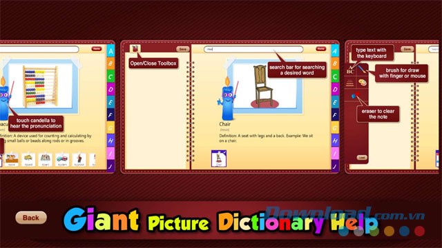 Giant picture dictionary có hình ảnh mình họa sống động