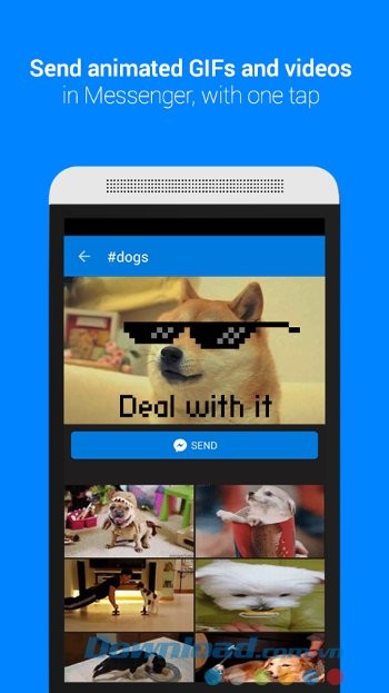 Chia sẻ ảnh động dễ dàng hơn với GIF Keyboard