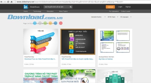 Tìm bài thuyết trinh