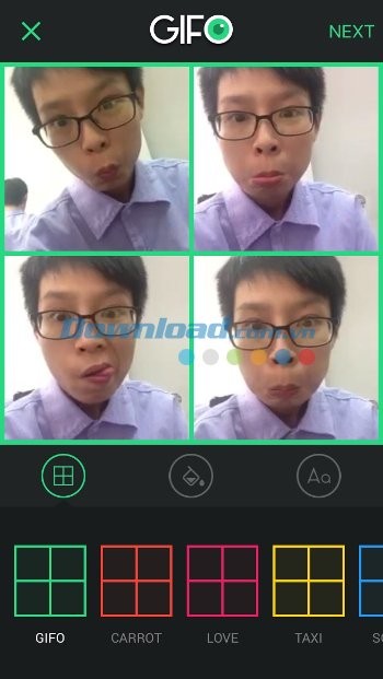 Chọn màu khung ảnh