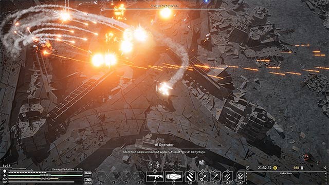 Gigantes Ex Machina là game bắn súng top-down cường độ cao với chủ đề chiến tranh máy móc