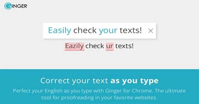 Ginger là một trong những công cụ kiểm tra ngữ pháp tốt nhất thế giới