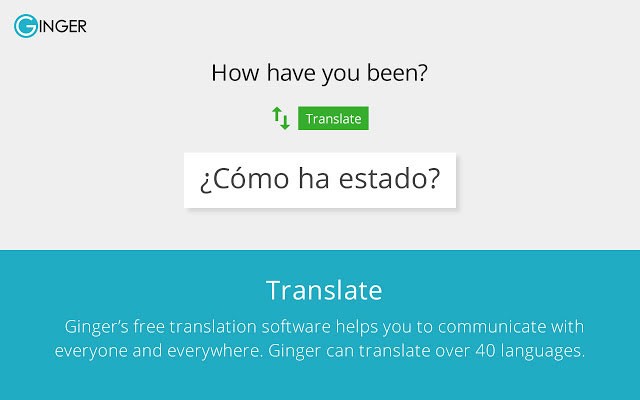 Ginger Page tích hợp từ điển, danh sách từ đồng nghĩa...