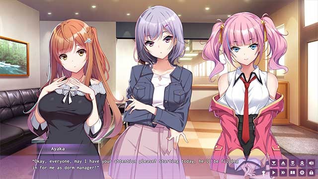 Girls' Dorm là game visual novel lãng mạn mới từ Shiravune