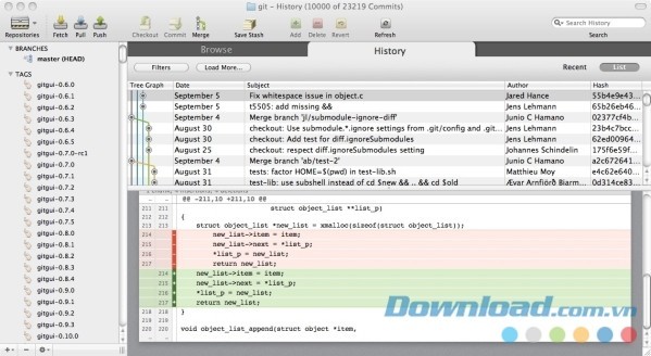 Git cho Mac hỗ trợ lập trình