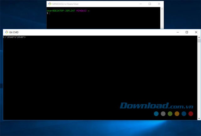 Giao diện chính của phần mềm lập trình Git cho Windows miễn phí