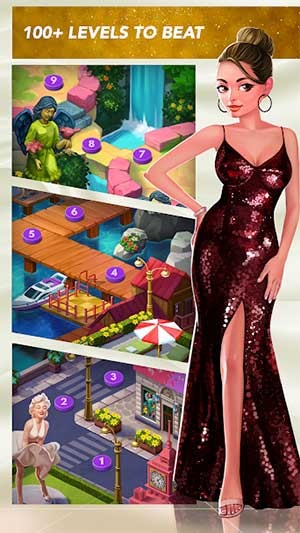 Glamdiva có hơn 100 level để khám phá