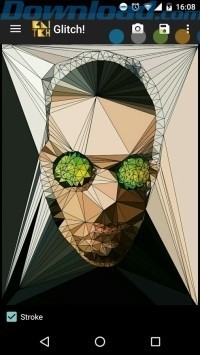 Vuốt nhiều lần ra nhiều hướng để tạo hiệu ứng độc lạ