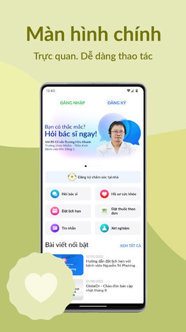 Giao diện đơn giản, dễ dàng sử dụng