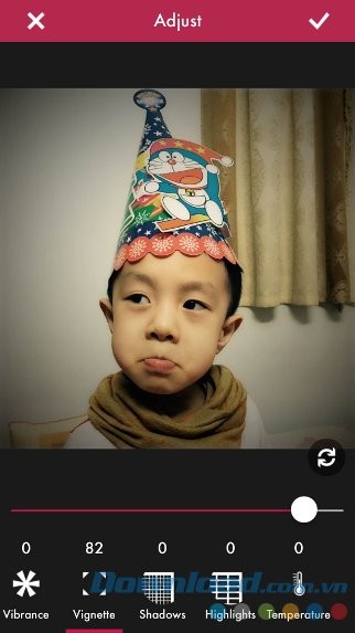 Điều chỉnh thông số ảnh