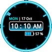 Glowing Neon Clock Widget For Android - Đồng Hồ Neon Đẹp Mắt