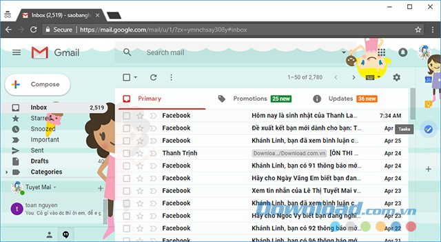 Giao diện Gmail mới