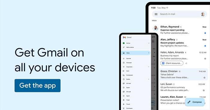 Gmail for Android là ứng dụng truy cập và quản lý Gmail trên di động