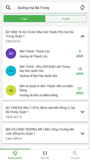 Tìm trạm xe buýt