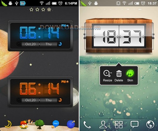 GO Clock Widget for Android