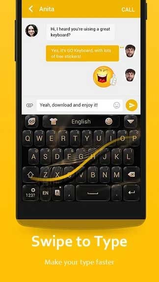 GO Keyboard cho Android dễ sử dụng
