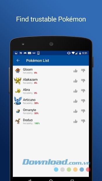 Xác thực sự tồn tại của Pokémon với độ tin cậy cao