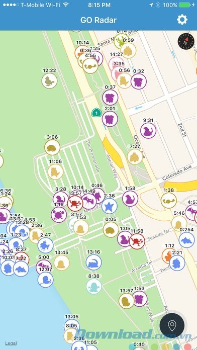 Bản đồ Pokemon GO