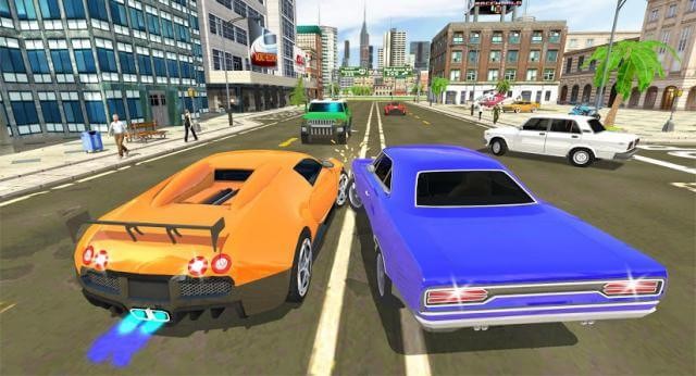 Lái xe trên đường phố và thực hiện nhiều nhiệm vụ khác nhau