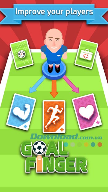 Giao diện trong game Goal Finger