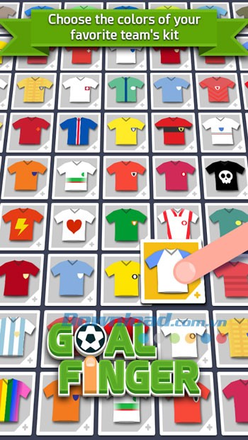 Dành chiến thắng trong game Goal Finger