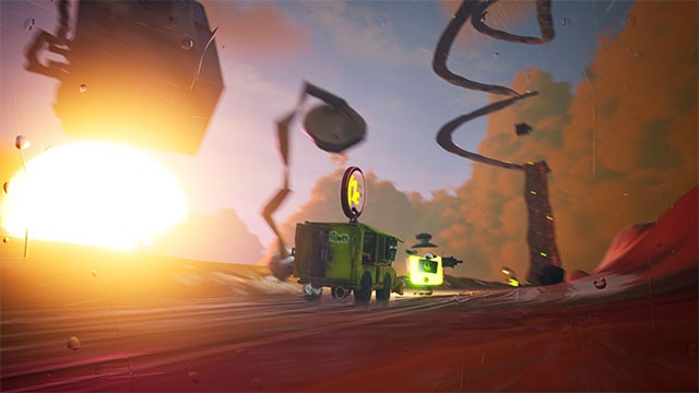 Vượt qua chướng ngại vật, tránh các vụ nổ và la hét để quên đi nỗi sợ hãi