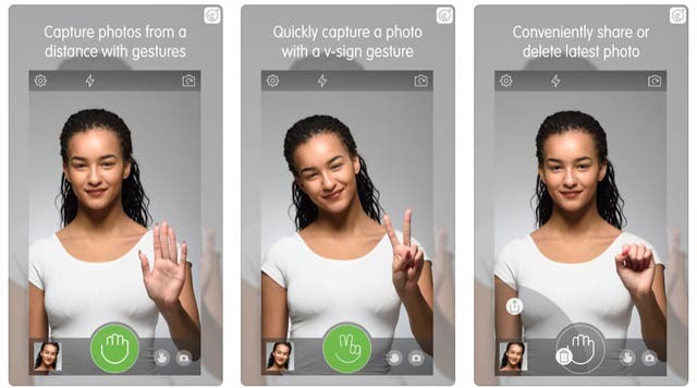 Ứng dụng chụp ảnh bằng cử chỉ