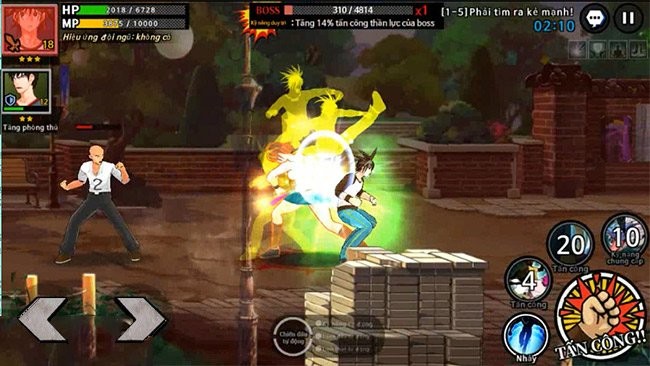 Kỹ năng của nhân vật hoàn toàn giống bản gốc truyện tranh