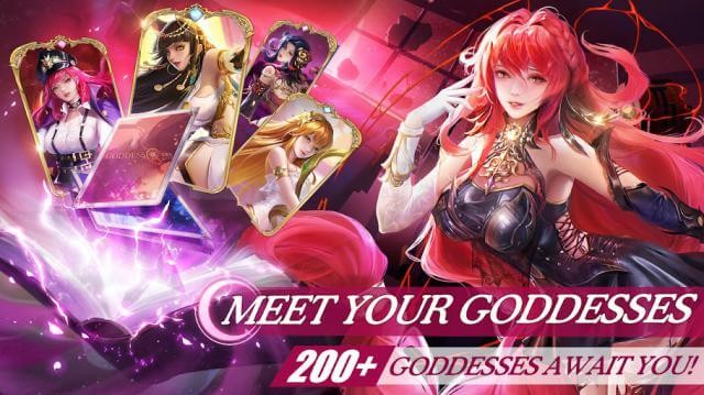 Gặp gỡ hơn 200 nữ thần xinh đẹp và thành lập đội của bạn trong game Goddess Era