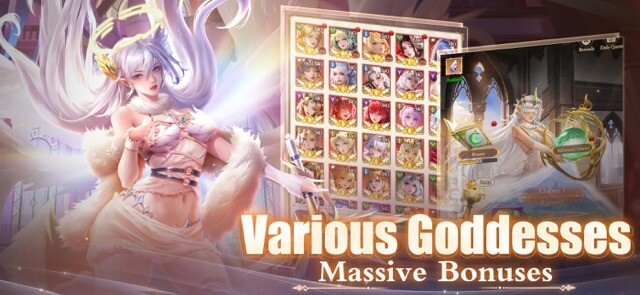 Goddess Era có hàng trăm nữ thần xinh đẹp cho bạn lựa chọn