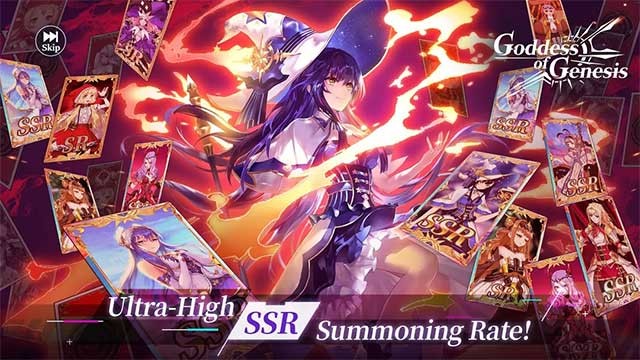 Dễ dàng triệu hồi anh hùng SSR hiếm để hoàn thành bộ sưu tập