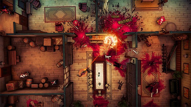 Chiến trường rộng lớn với góc nhìn từ trên xuống