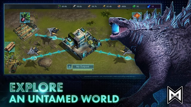 Khám phá một thế giới chưa được thuần hóa trong game Godzilla x Kong: Titan Chasers