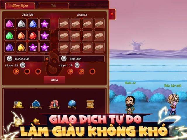 Giao dịch tự do ở nhiều hình thức