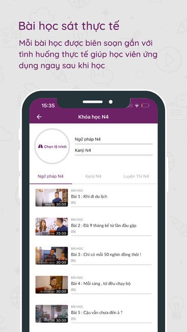Bài học sát thực tế