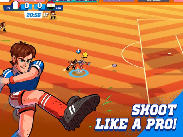 Đá và sút bóng như một cầu thủ chuyên nghiệp