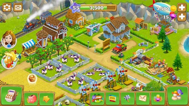 Golden Farm cho Android là game mô phỏng trang trại có đồ họa tuyệt đẹp