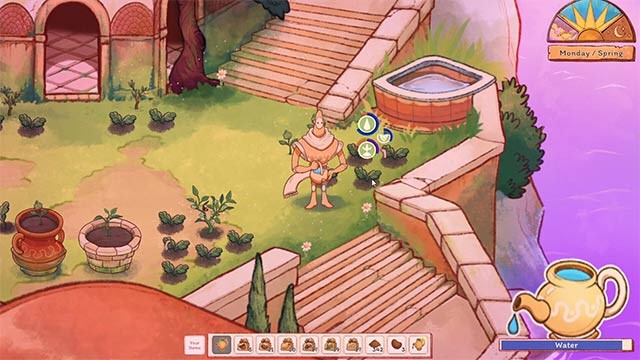 Không ngừng phát triển hòn đảo thần thoại trong khi chơi Golembert game