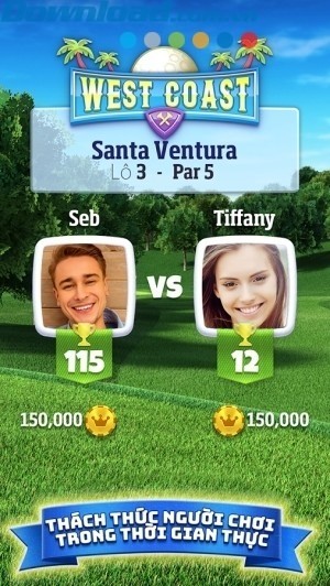 Thách thức người chơi khác trên toàn cầu trong các trận đấu trực tuyến