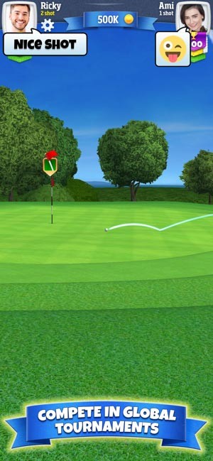 Chinh phục giải đấu trong Golf Clash game