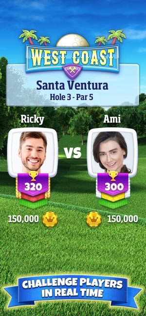 Golf Clash for iOS là game đánh gôn online