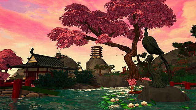 Đắm chìm trong nền đồ họa rực rỡ sắc màu của Golf It