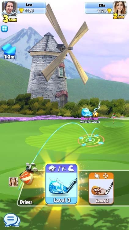 Game đánh golf đối kháng trong thời gian thực - Golf Rival