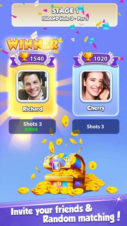 Hệ thống ghép cặp của Golf Rival sẽ tìm cho bạn những đối thủ xứng tầm