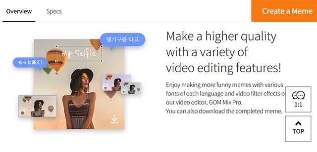 Tạo video chất lượng cao với nhiều tính năng edit