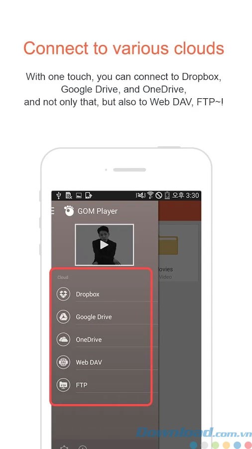 Kết nối với tài khoản đám mây
