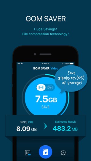 GOM Saver giúp giải phóng dung lượng của bạn tối ưu