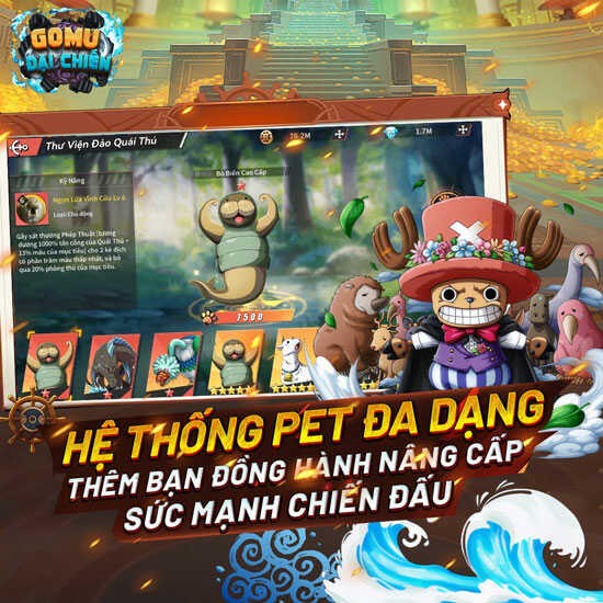 Hệ thống Pet đa dạng, thêm bạn đồng hành nâng cấp sức mạnh