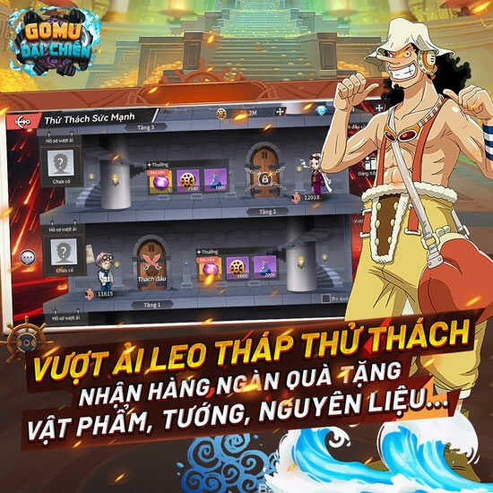 Vượt ải leo tháp thử thách, nhận quà cực khủng